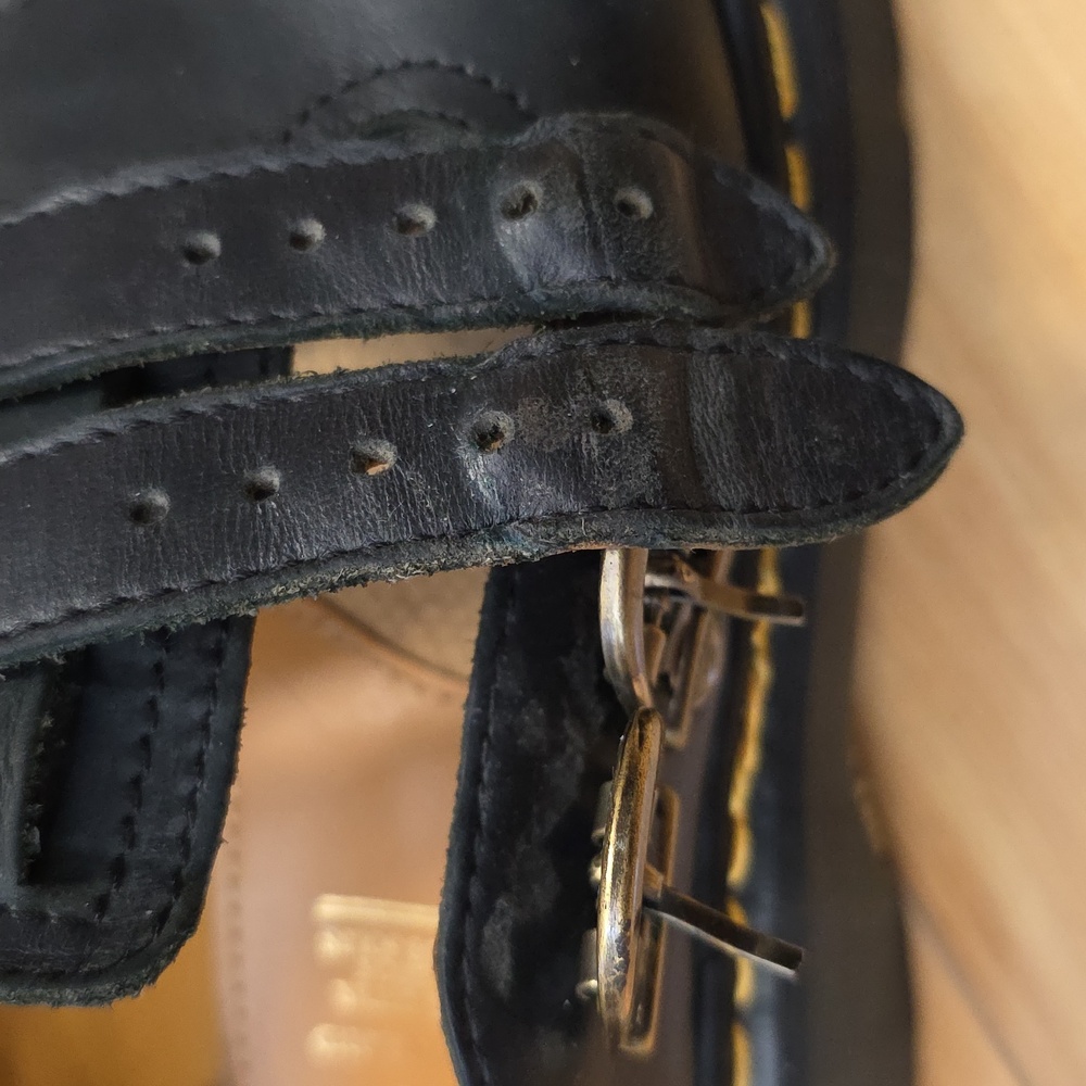 Dr. Martens VTG Dark Navy Double T Strap Mary Jane 8065 /92 UK 5 (7.5-8) MIE🦋 - Picture 7 of 16